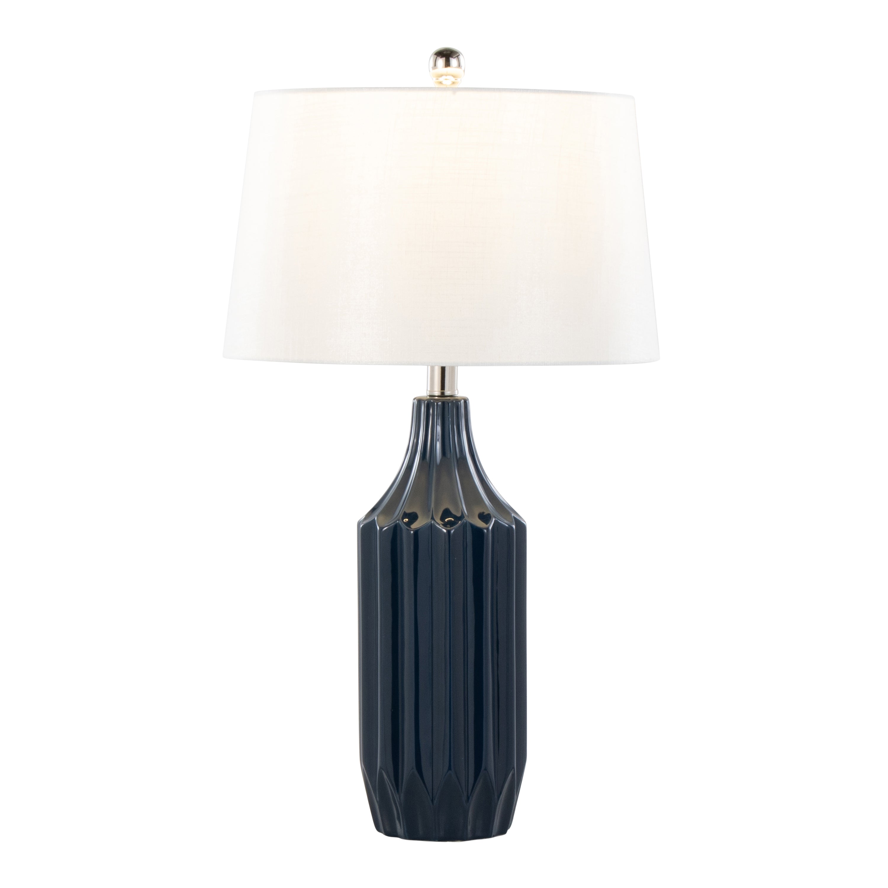 23" Contemporary Ceramic Table Lamp in Gloss
