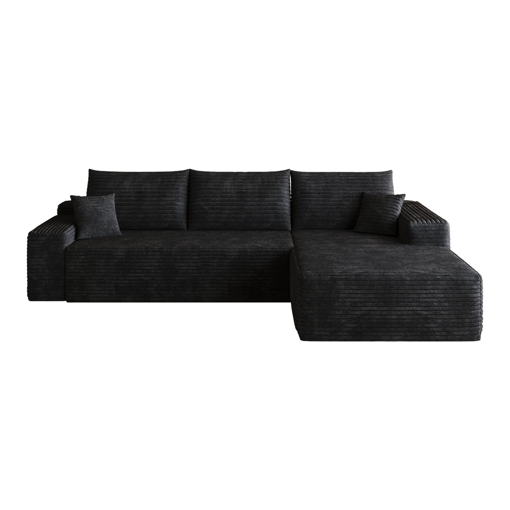 107" Cloud Sectional Couch with L-Shape Chaise