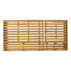 Acacia Wood Chaise Lounge Teak Finish