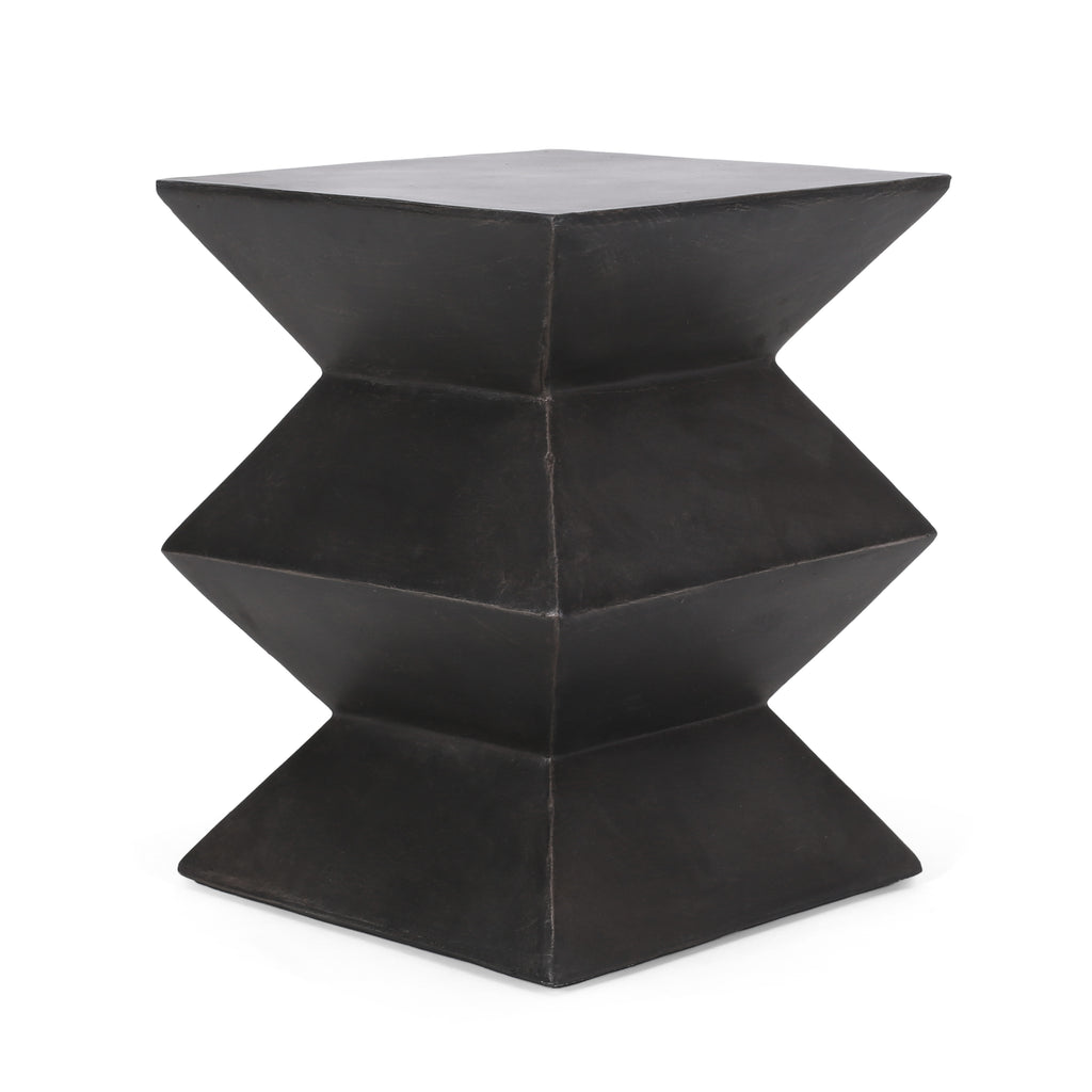 Outdoor Lightweight Concrete Side Table