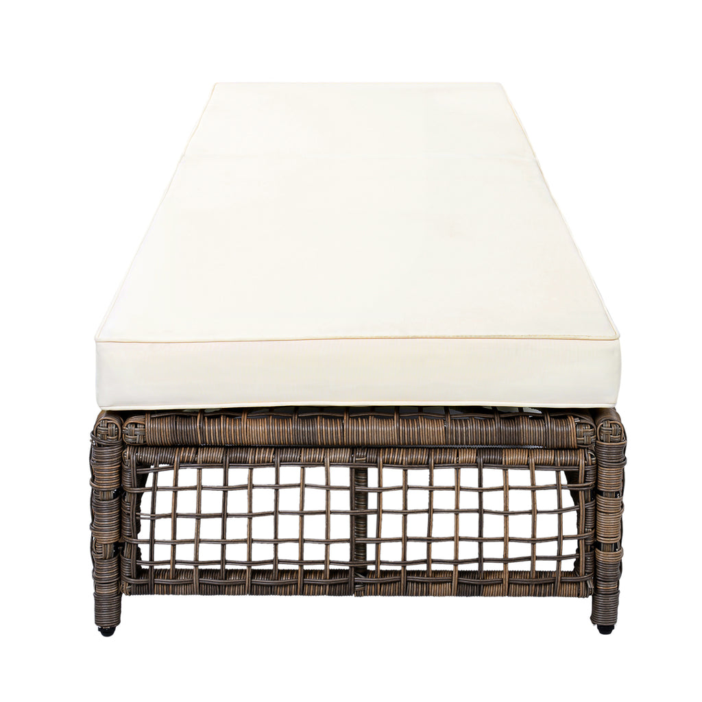 TREXM Outdoor Lounge Chair, Patio Chaise Lounge