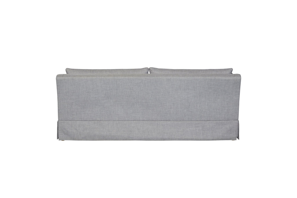 Sofa with Skirt and Reversible Cushions and 2 Pillows