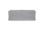 Sofa with Skirt and Reversible Cushions and 2 Pillows