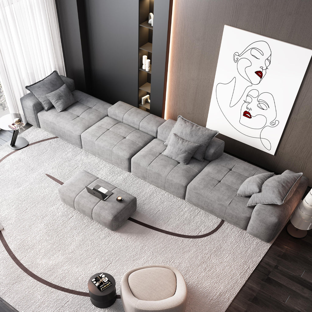 Modern Oversized Modular Sectional Sofa