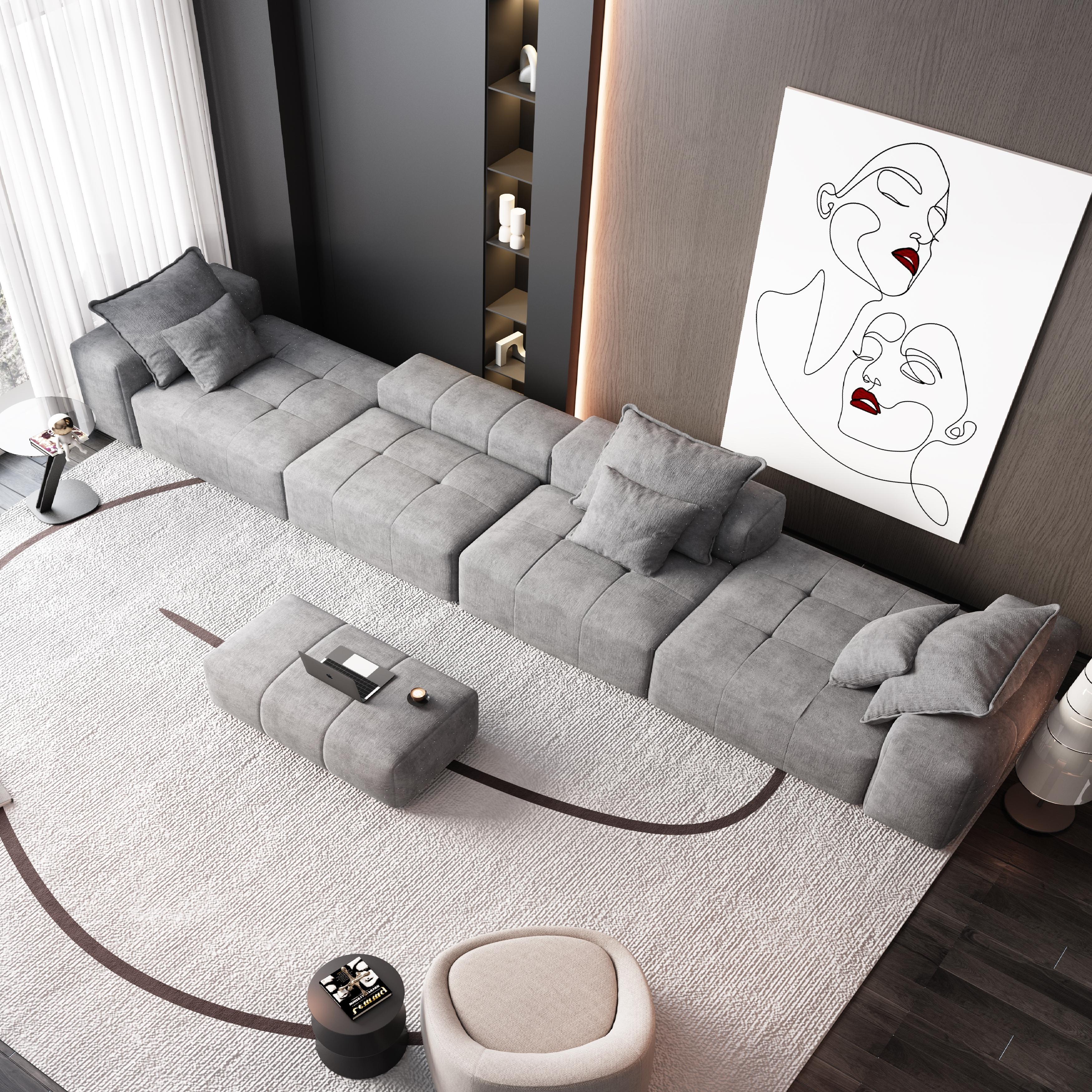 Modern Oversized Modular Sectional Sofa