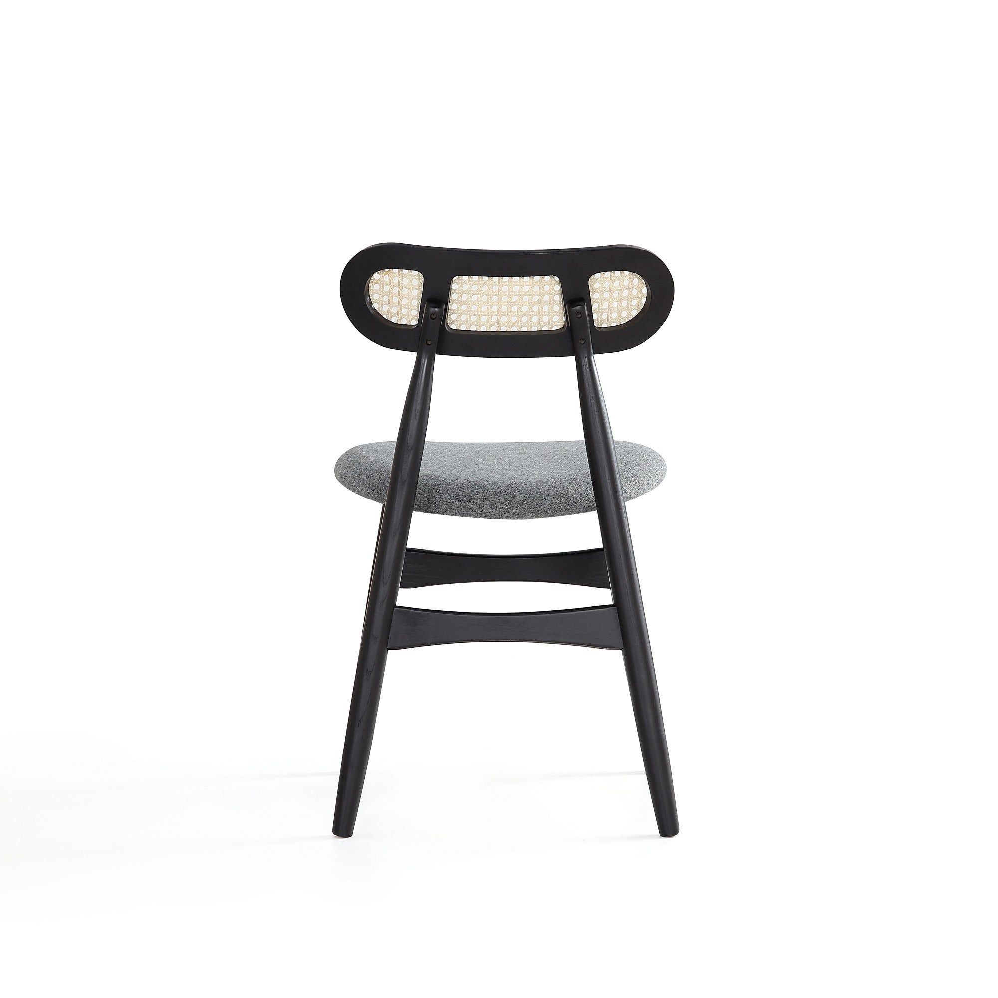 Colbert Cane Back Wood Upholstered Dining Chair