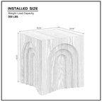 15.74'' Square Side Table