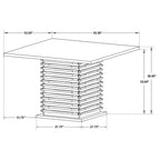 Giannis Seven-Piece Counter Height Dining Set