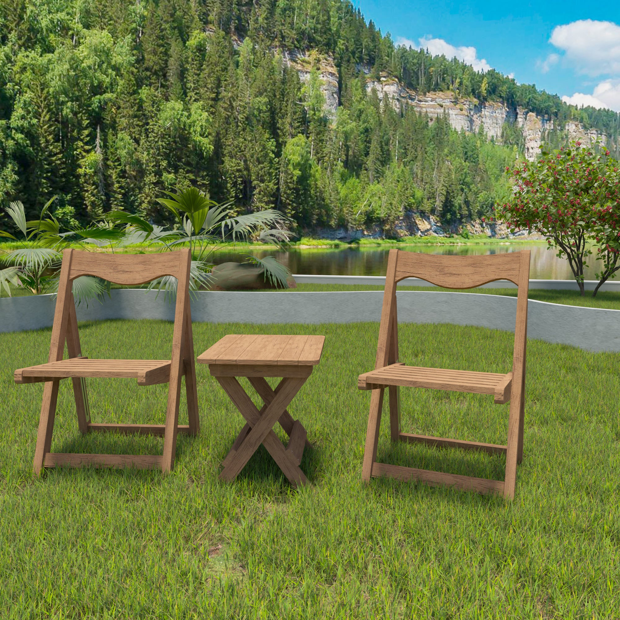HIPS Material Outdoor Bistro Set