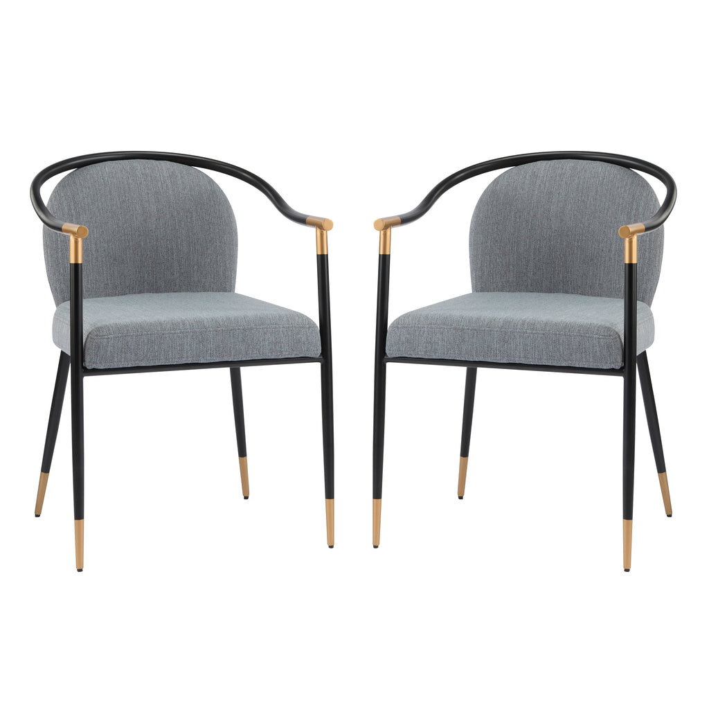Modern Upholstered Dining Chair (Set of 2)