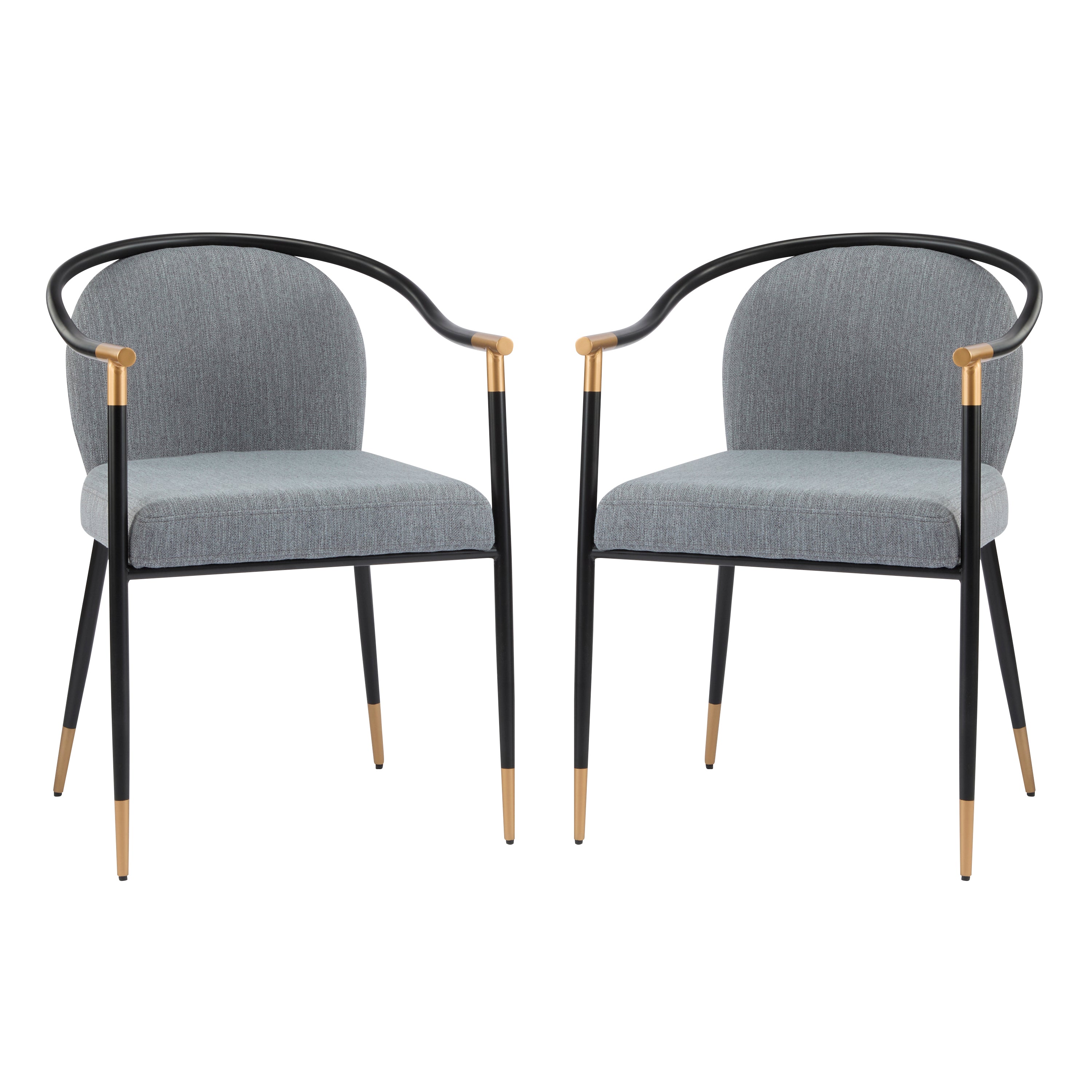 Modern Upholstered Dining Chair (Set of 2)