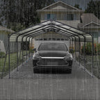 Heavy Duty Metal Carport 13 × 26.5 FT