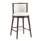 Evalyn Wood Upholstered Barstool
