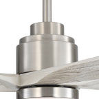 52 Inch Modern Ceiling Fan With Dimmable LED Light
