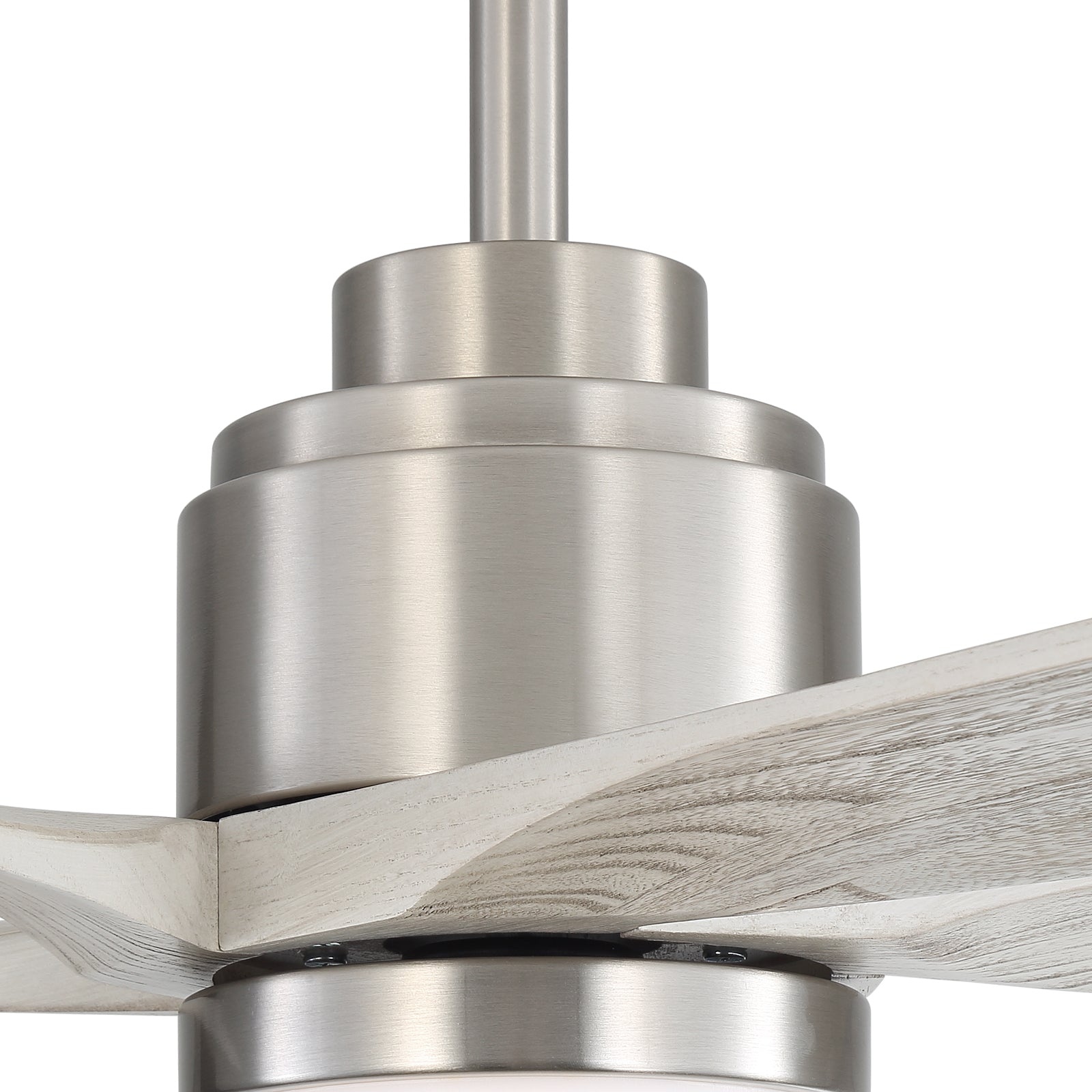 52 Inch Modern Ceiling Fan With Dimmable LED Light