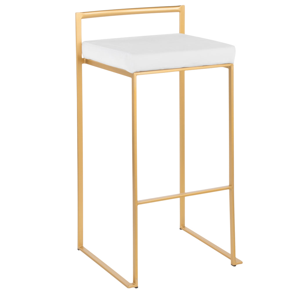 30" Contemporary Stackable Barstool Set of 3