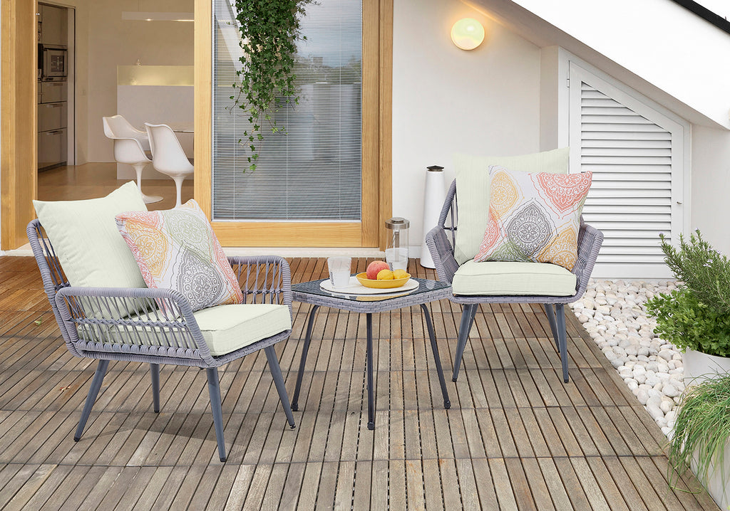 Cannes 3-Piece Conversation Set