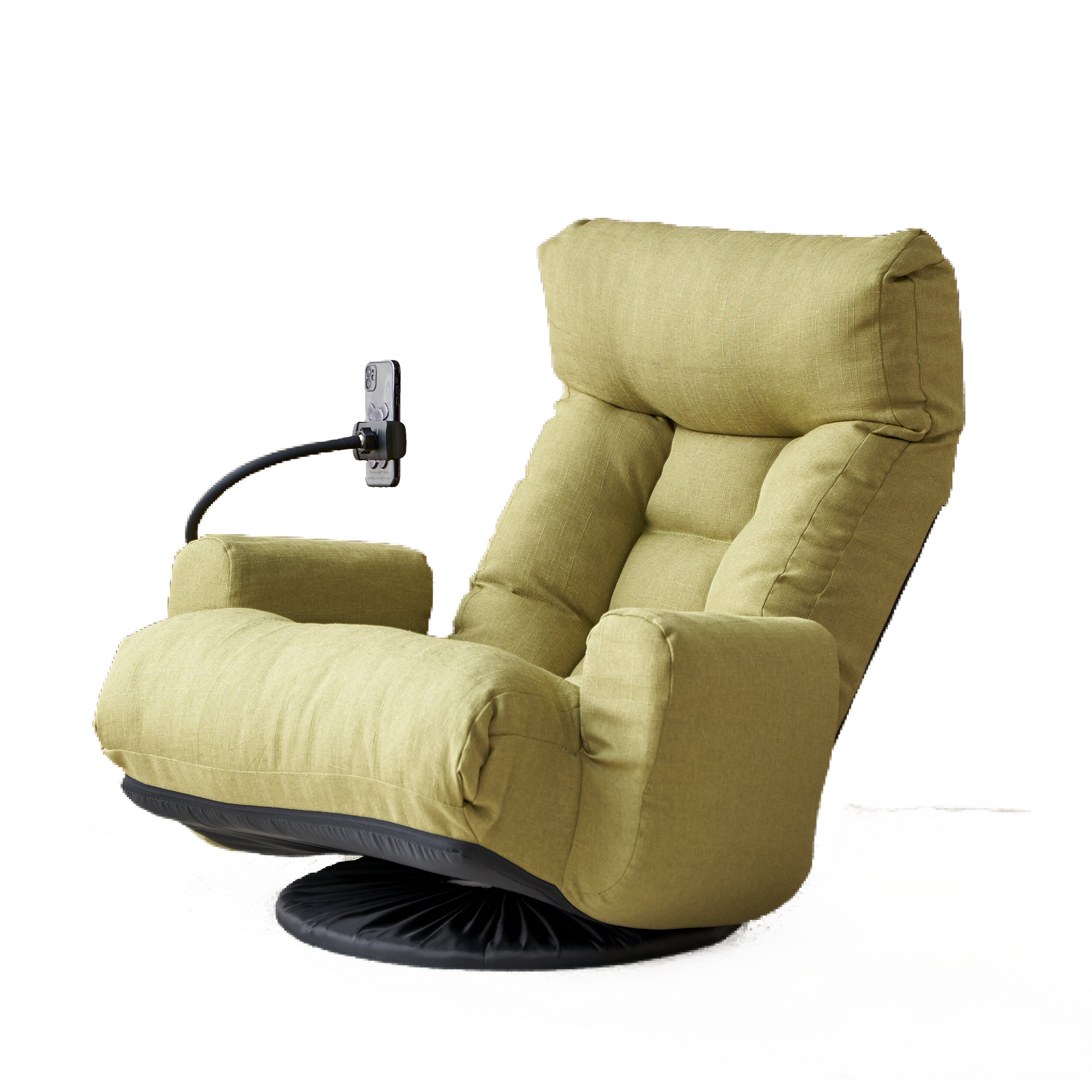 Adjustable Head and Waist Game Chair