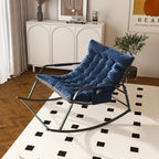Rocking Chair with Storage, Cushions & Armrests