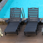HDPE Chaise Lounge Chair Outdoor