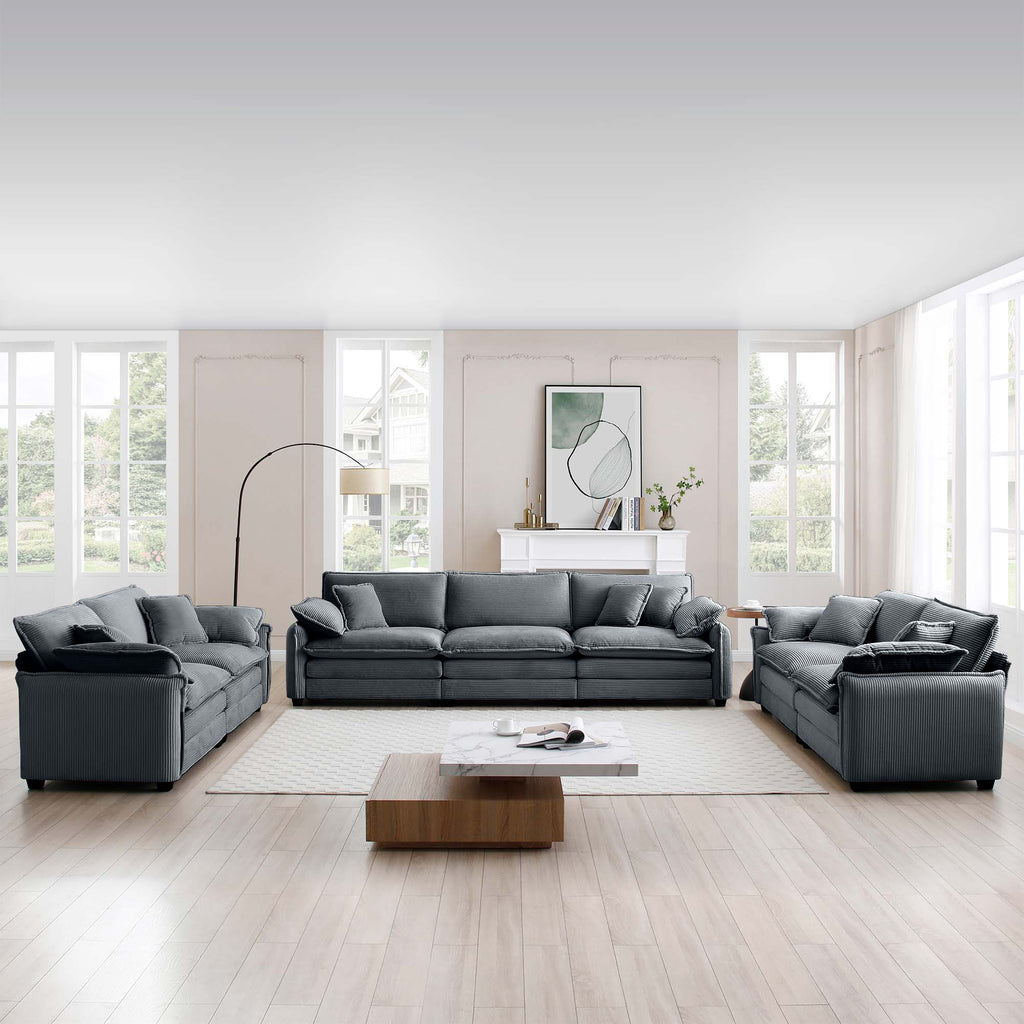 Modern Living Room Sofa 3 Pieces Set