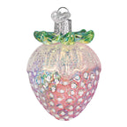 Shimmering  Strawberry Ornament