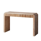 Rustic Wooden Console Table with Drawer