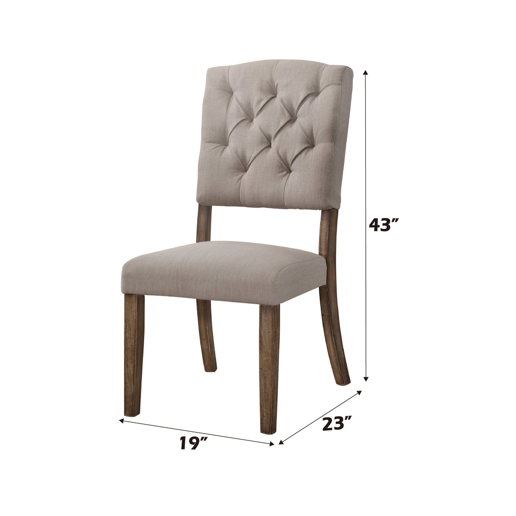 Bernard Weathered 7PC Dining Set