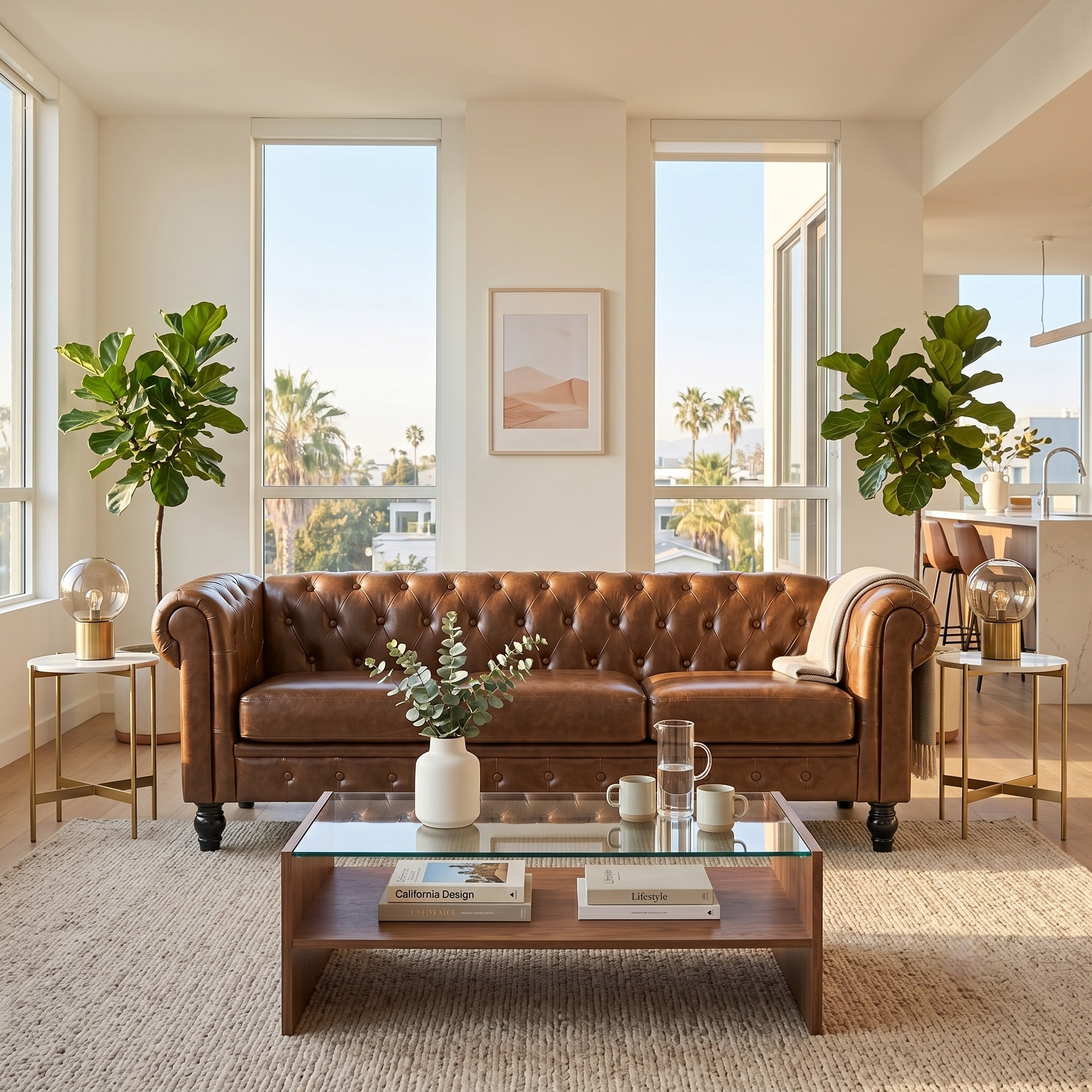 Elegant Tufted Sofa