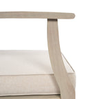 Perla Left Armchair in Acacia Wood