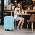HIFINE TOURIST 3 Pcs Set ABS Spinner Wheel Luggage