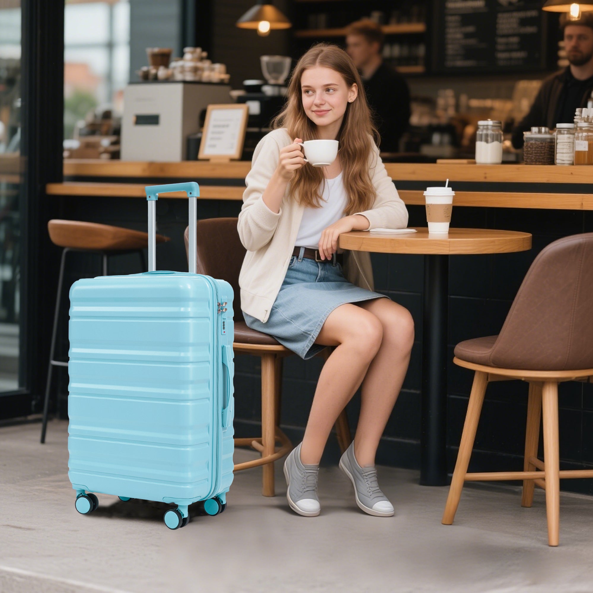 HIFINE TOURIST 3 Pcs Set ABS Spinner Wheel Luggage