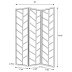 Walnut and Jute Privacy Screen