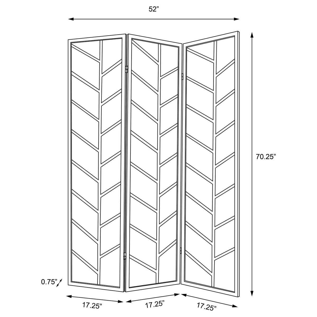 Walnut and Jute Privacy Screen
