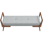 Modern Cora Mid Century Modern Bench