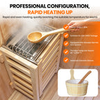 3000W African Oguman Double Traditional Indoor Stove Sauna Room