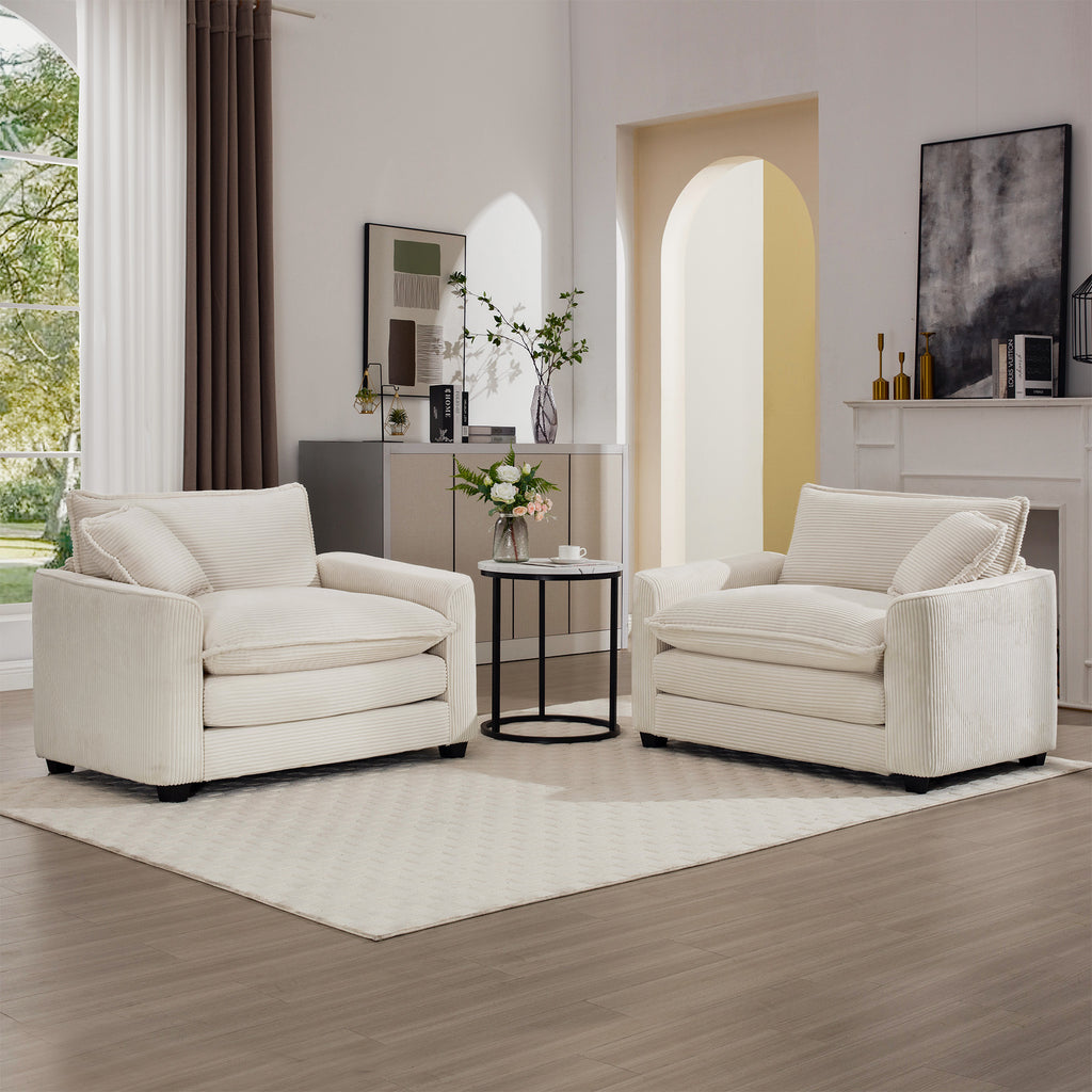Luxurious and Sophisticated Deep Seated Sofa Set