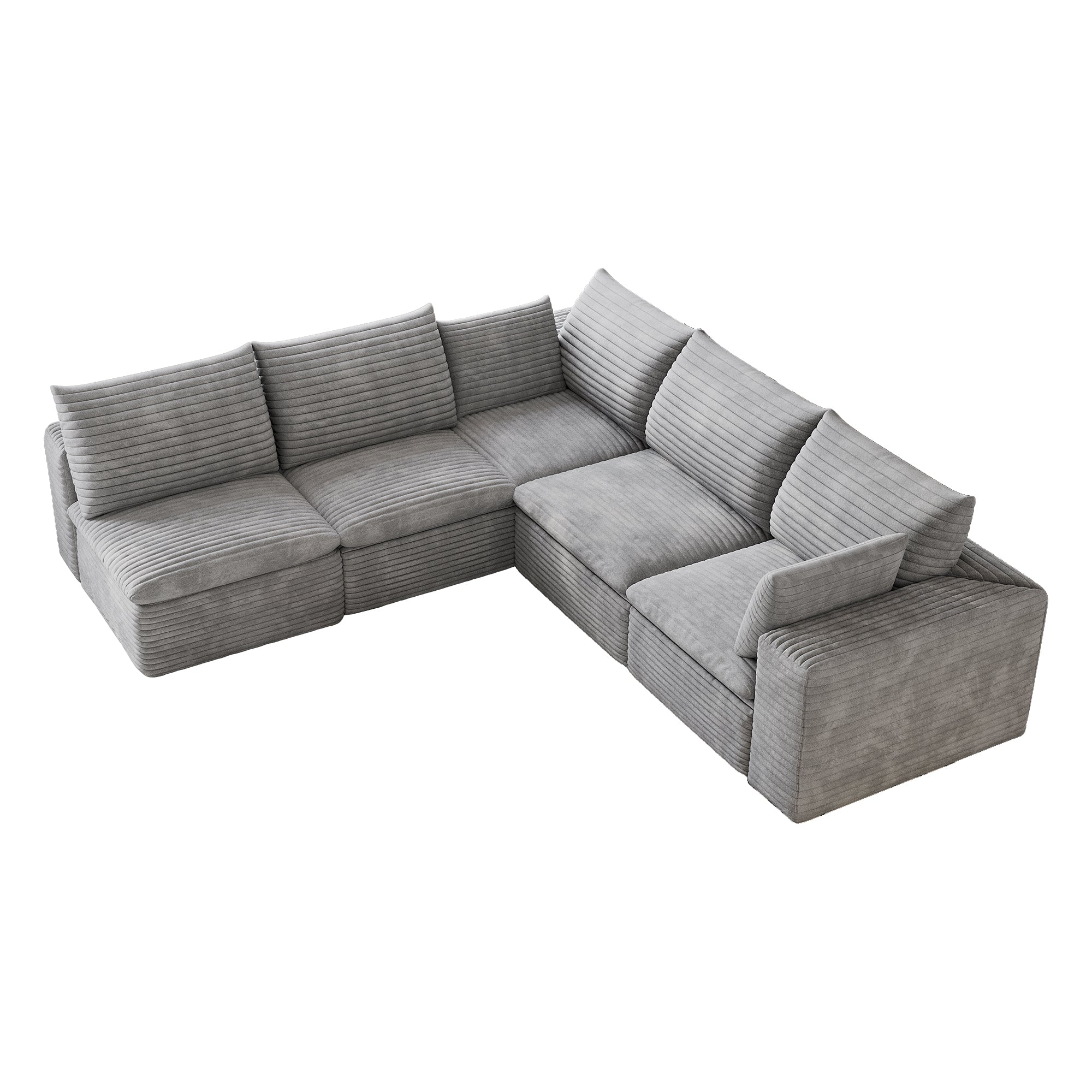 Cloud Sofa in Corduroy Fabric