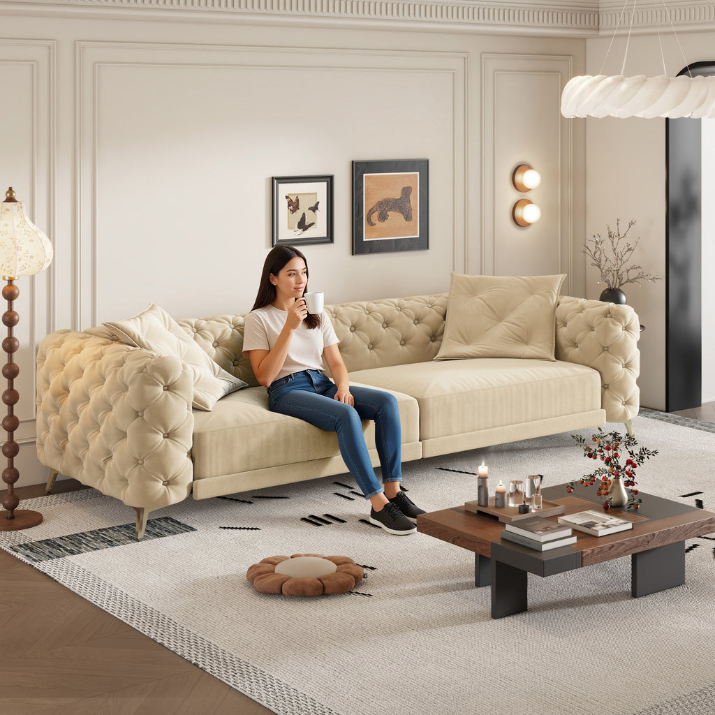 3-in-1 Convertible Sleeper Sofa