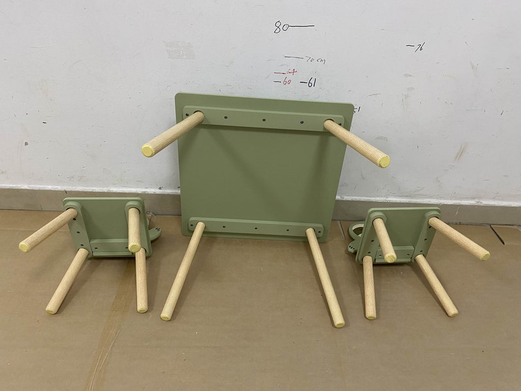 Kids Table and Chair Set with Cute Sloth Chairs