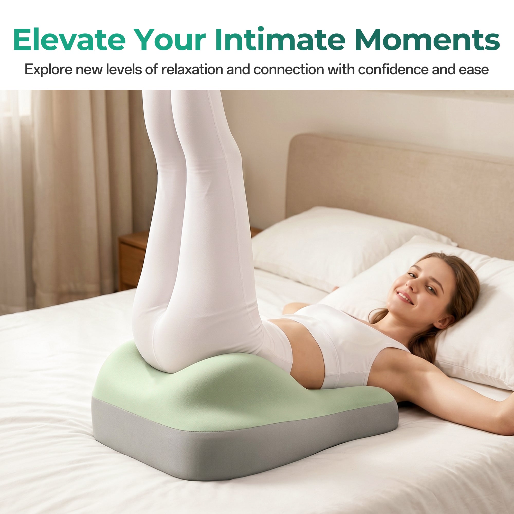 Ergonomic Memory Foam Support Pillow for Couples