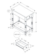 2 Tier Accent Table with Storage Drawer
