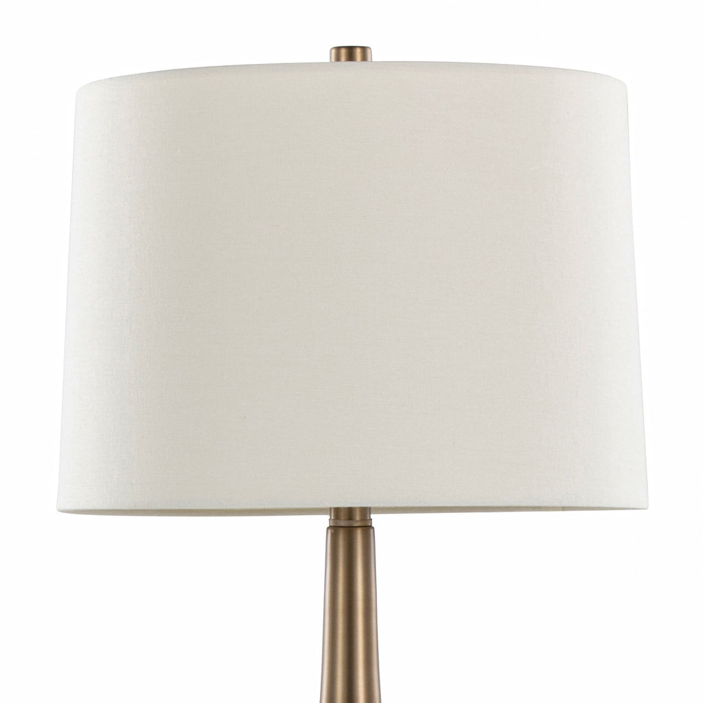 Diana 29" Contemporary Metal Table Lamp in Matte Golden Bronze