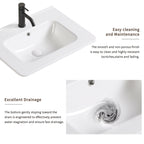 Glossy Ceramic Bathroom Vessel Sink