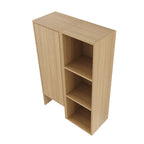 24 Inch Wall-Mounted Side Cabinet and Storage Shelves