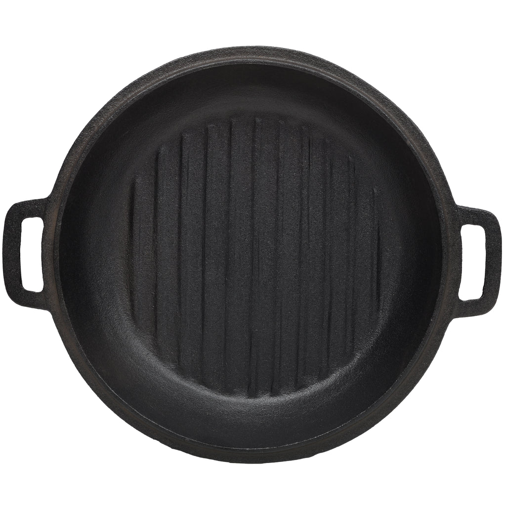 3 In 1 Pre-Seasoned Cast Iron Dutch Oven, 5 Quart