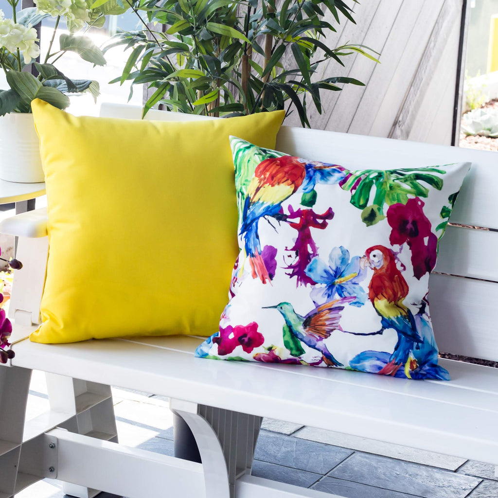 Tropical Parrot - Outdoor & Indoor Set of 2
