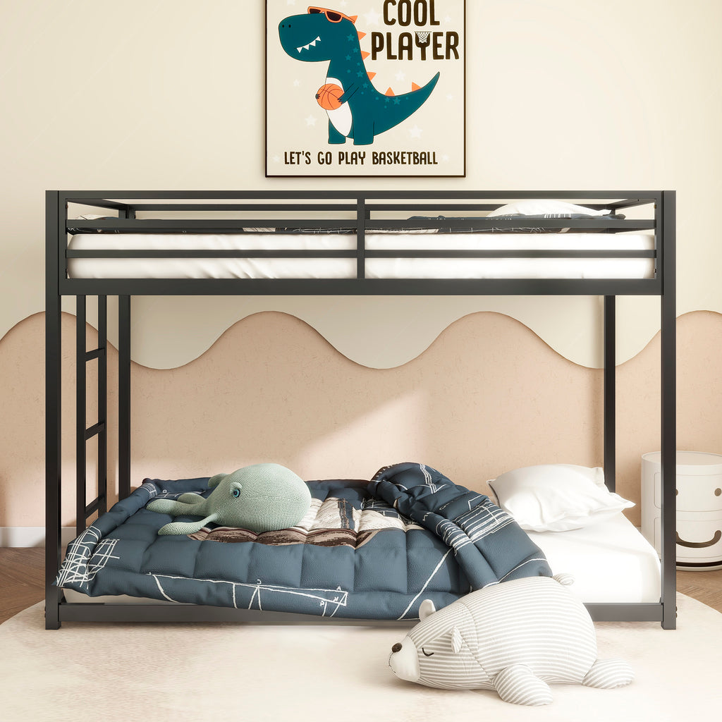 Adam Sturdy Twin Over Twin Bunk Bed Metal