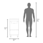 Slee Compact Utility Sink Cabinet with Storage