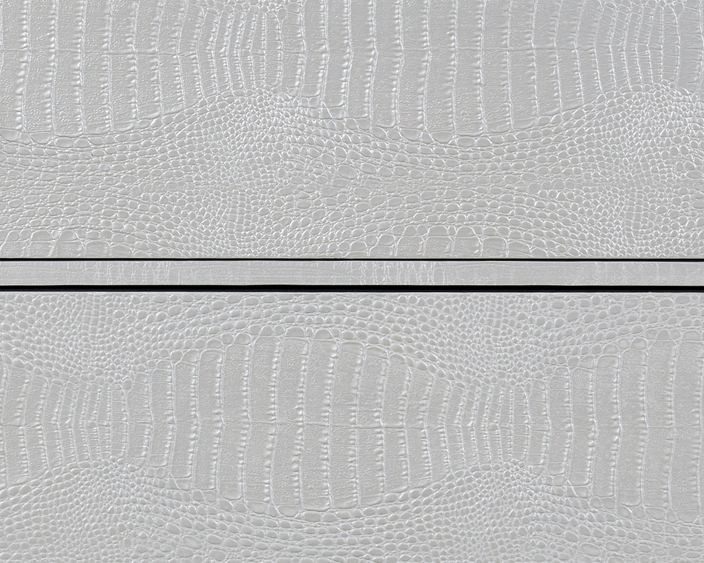 Anpu Faux Leather Cabinet